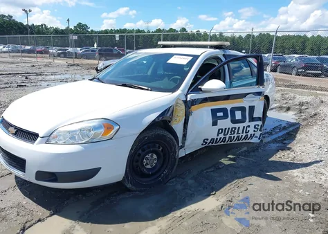 2016 Chevrolet Impala Limited Police из США, поврежденный, VIN 2G1WD5E31G1164962